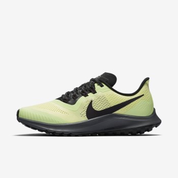 Nike Air Zoom Pegasus 36 Trail - Női Futócipő - Zöld/Fekete/Zöld/Bordó Szürke